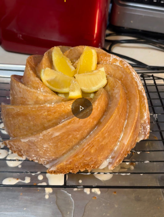 Lemon Glazed Pound Cake