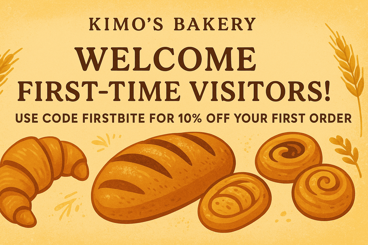 Welcome First-Time Visitors! Use code FIRSTBITE for 10% off your first order